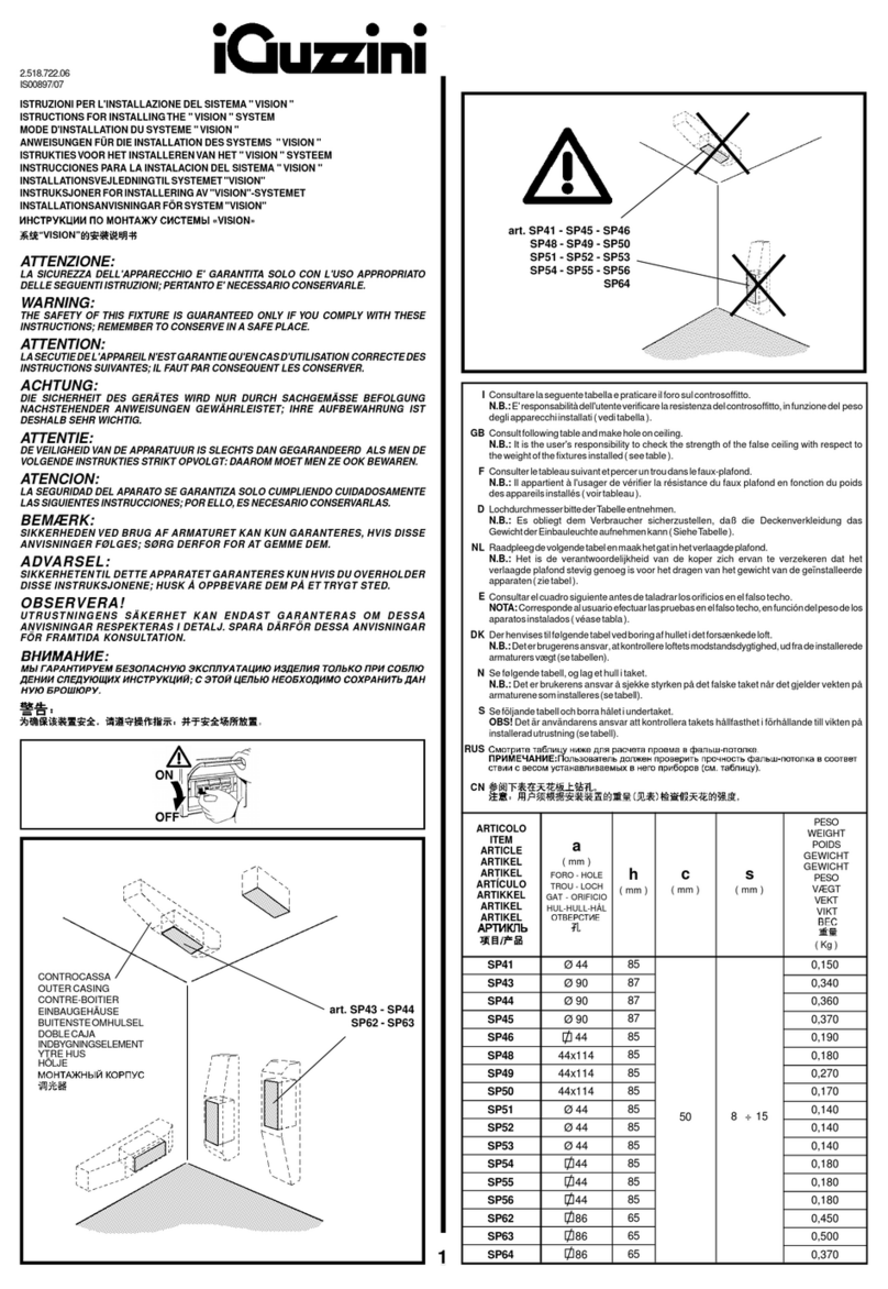 iGuzzini SP41 Manuale utente