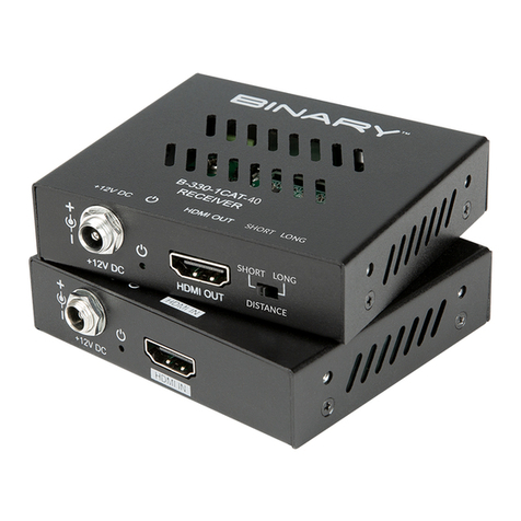Binary 330 Series Manuale utente