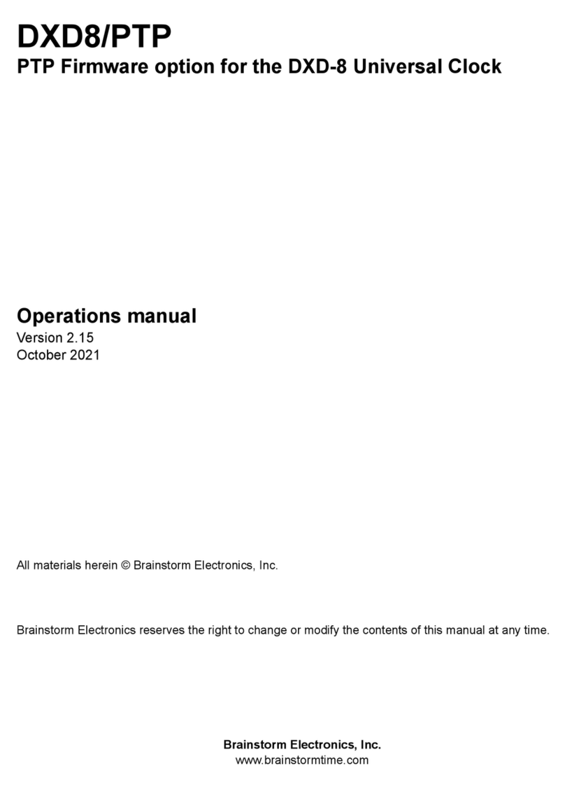Brainstorm Electronics DXD-8 Manuale utente