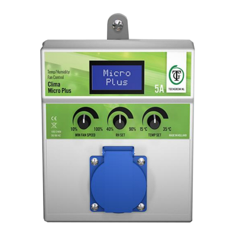 TechGrow Clima Micro Plus Manuale utente