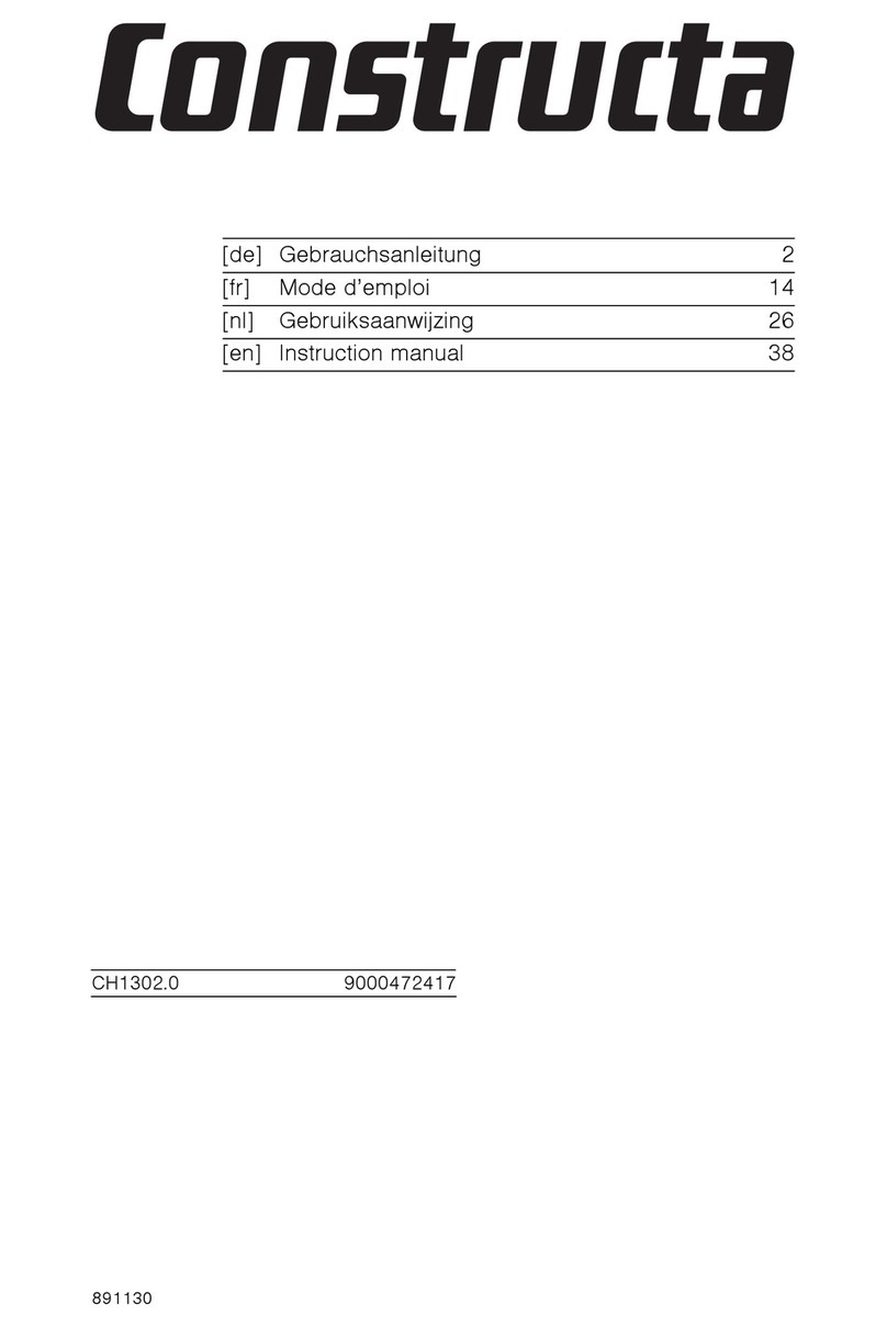 CONSTRUCTA CH1302.0 Manuale utente