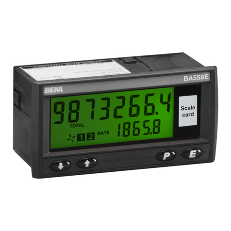 BEKA BA558E Manuale utente