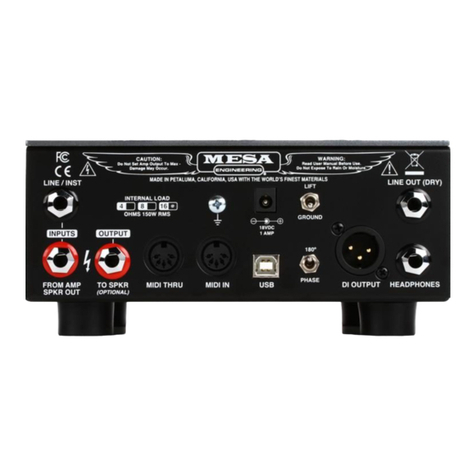 MESA ENGINEERING CAB CLONE IR+ Manuale utente