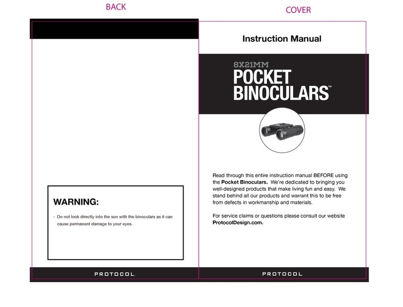 Protocol POCKET BINOCULARS Manuale utente