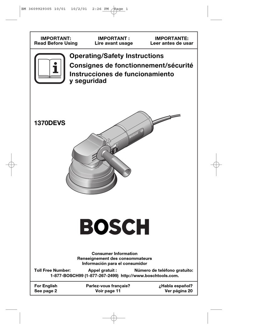 Bosch 1370DEVS Istruzioni per il montaggio
