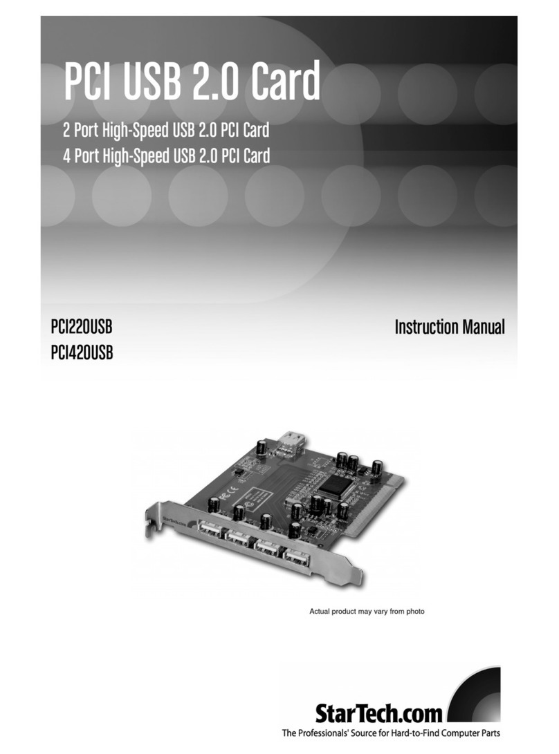 StarTech.com PCI220USB Manuale utente