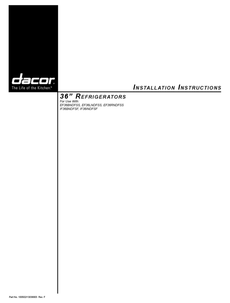 Dacor EF36BNDFSS Manuale utente