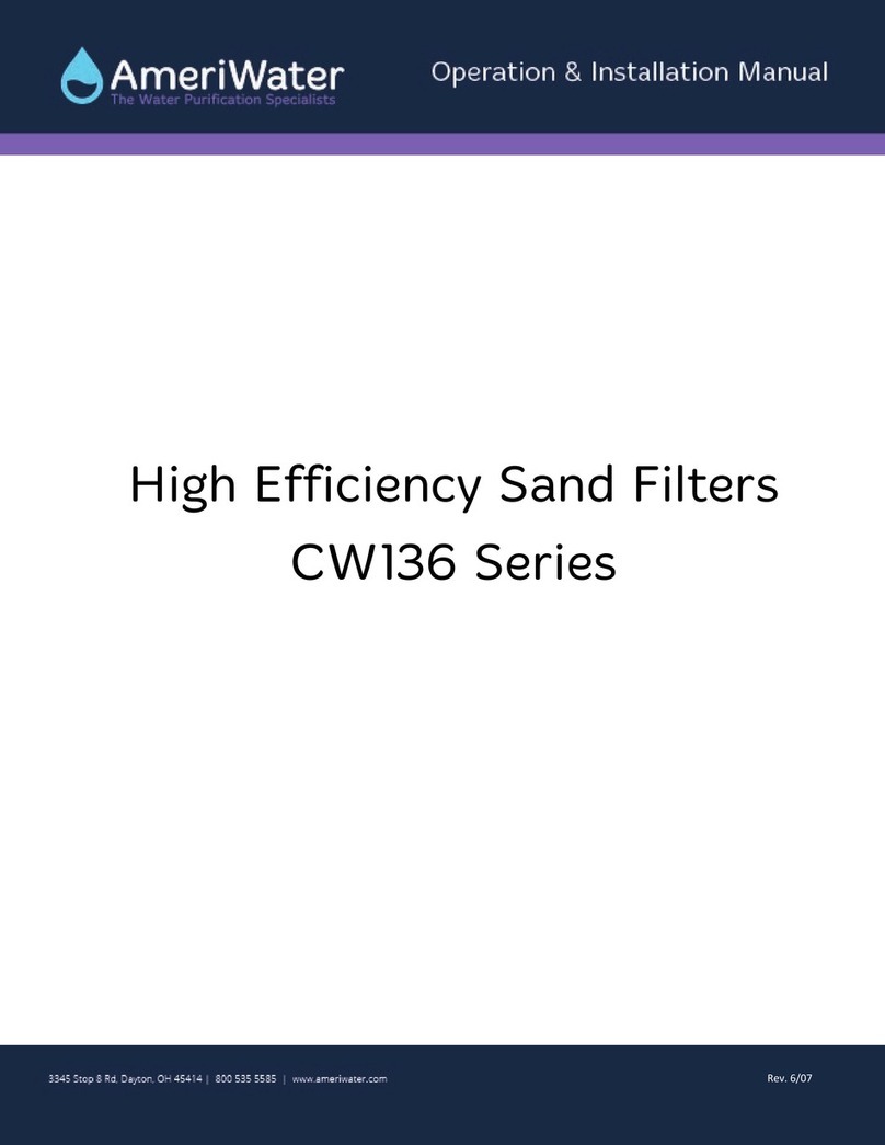 AmeriWater CW136 Series Manuale utente