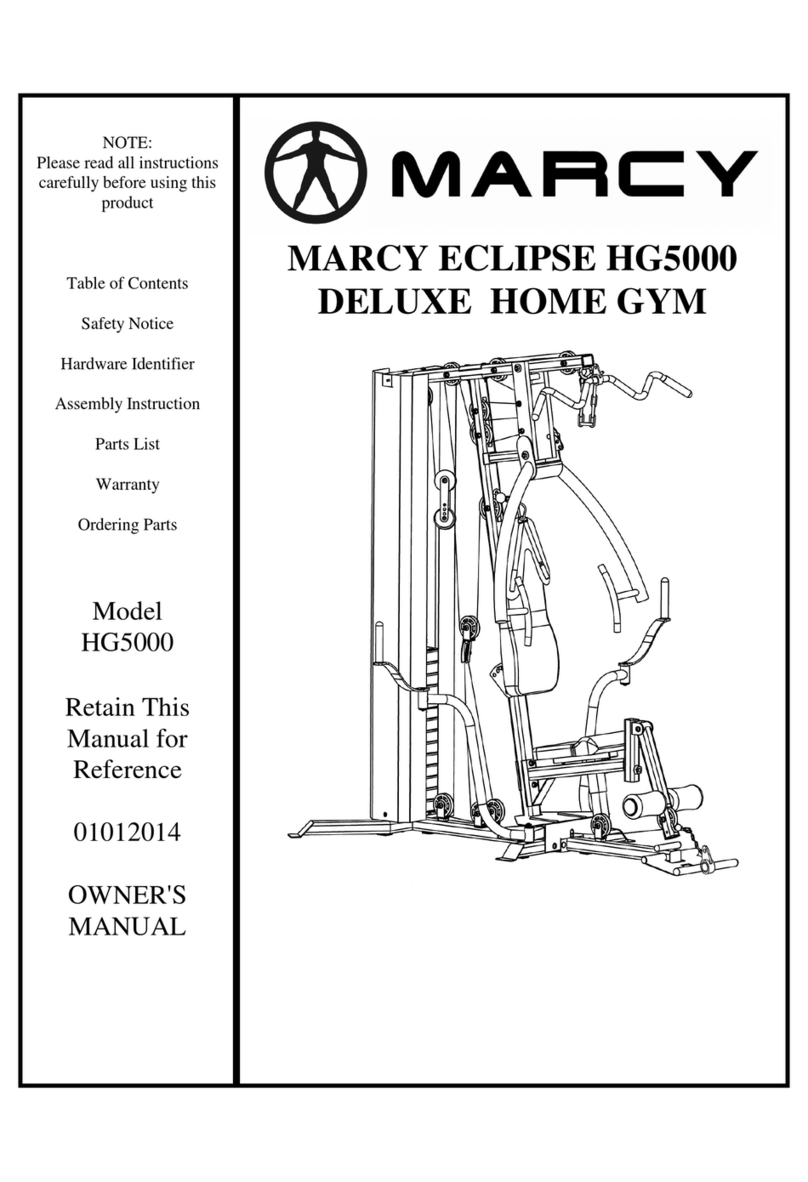 Marcy ECLIPSE HG5000 Manuale utente