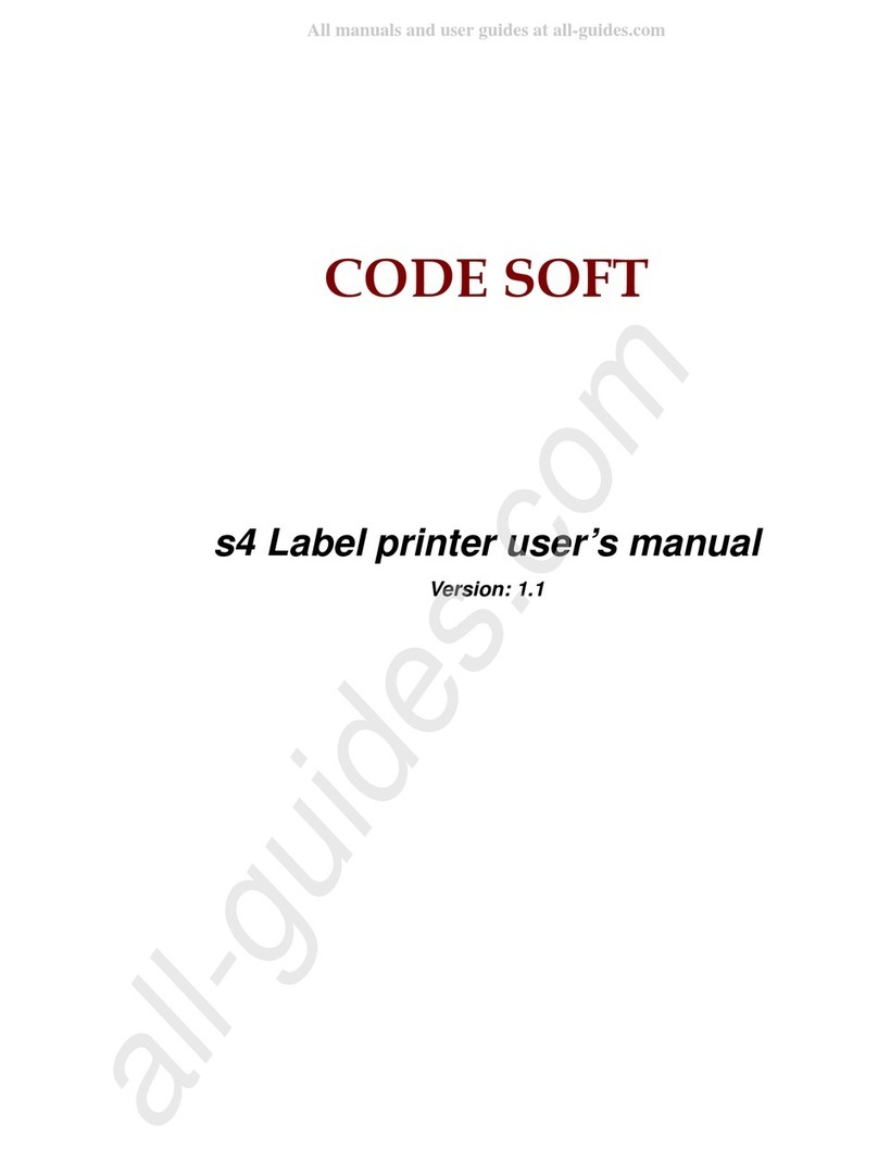 Codesoft s4 Manuale utente