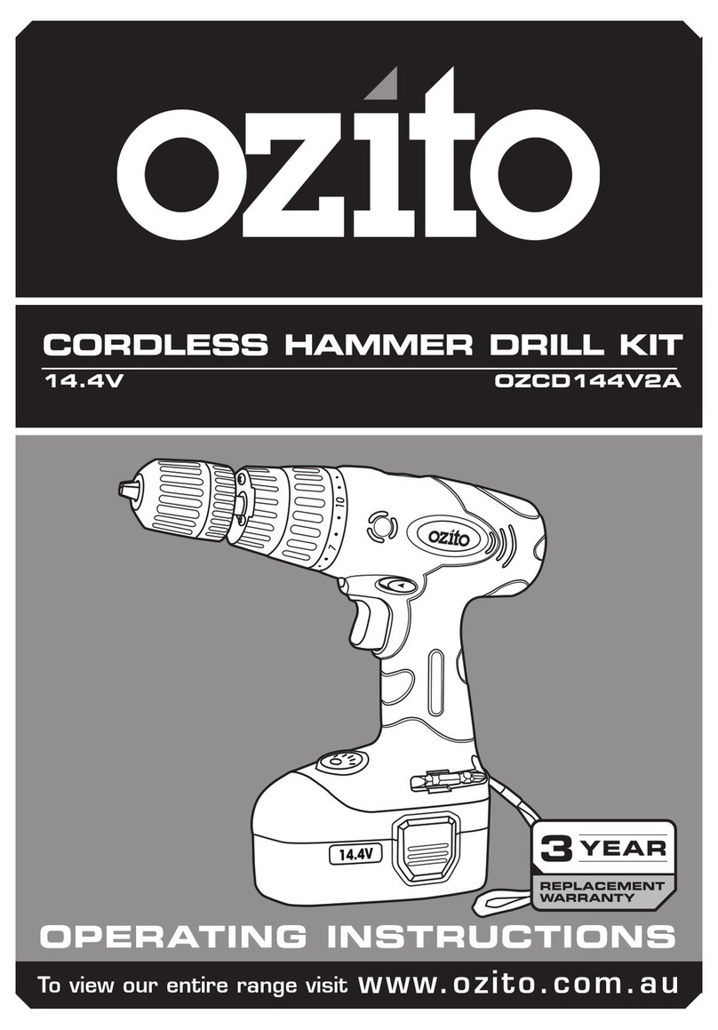 Ozito OZCD144V2A Manuale utente