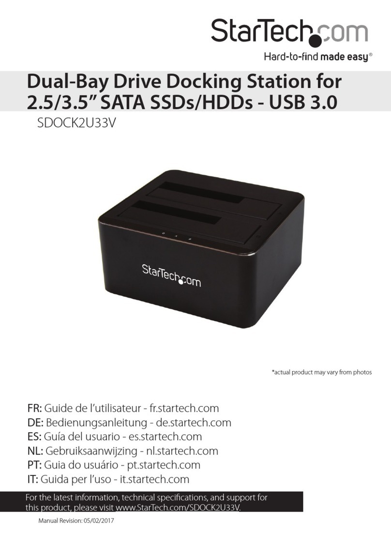 StarTech.com SDOCK2U33V Manuale utente