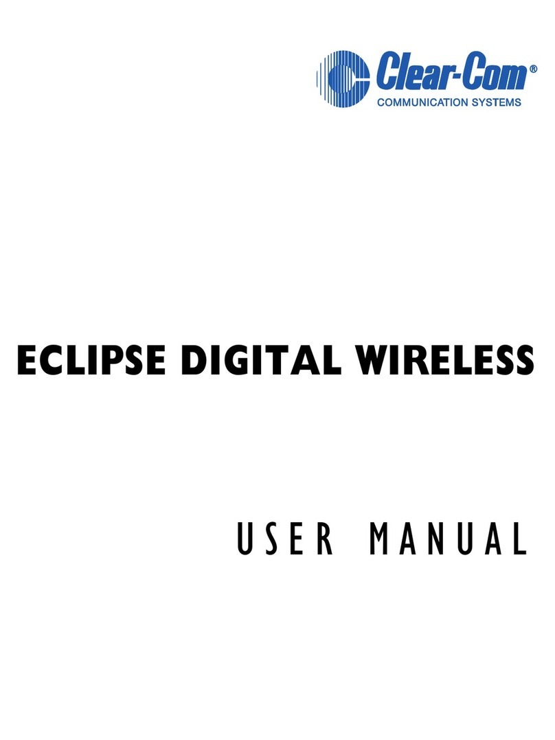 Clear-Com ECLIPSE MATRIX Manuale utente