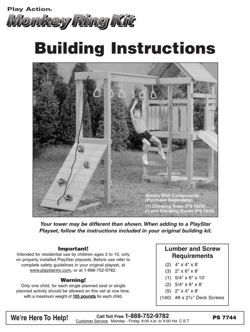 PlayActive Monkey Ring Kit Manuale di istruzioni