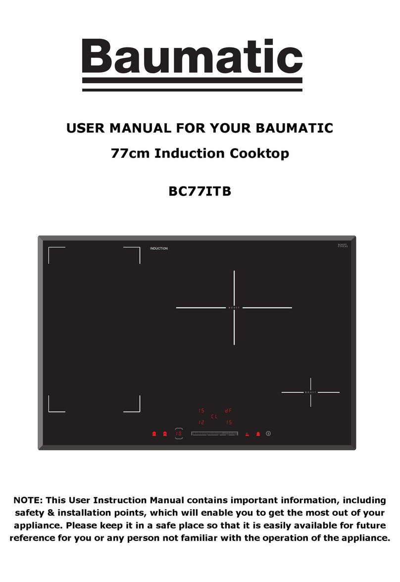 Baumatic BC77ITB Manuale utente
