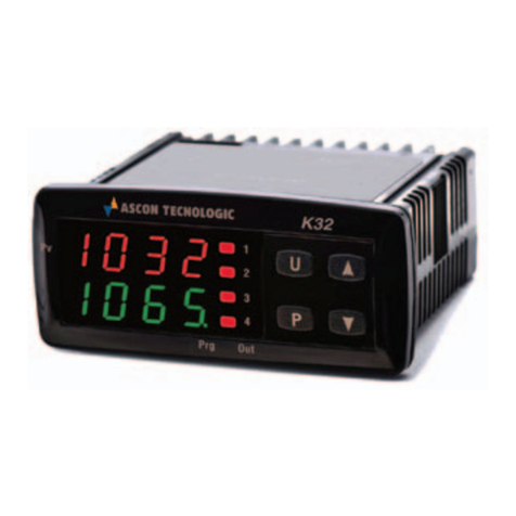 Ascon tecnologic K32 Manuale di installazione e funzionamento
