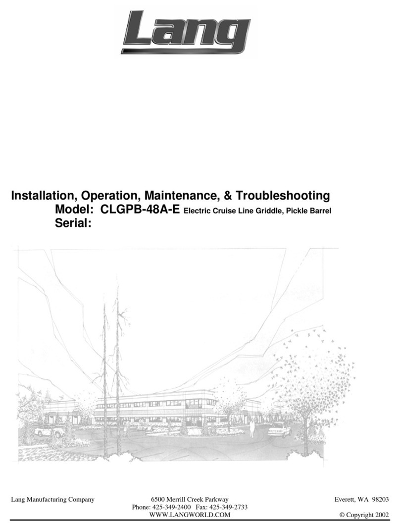 Lang CLGPB-48A-E Istruzioni operative