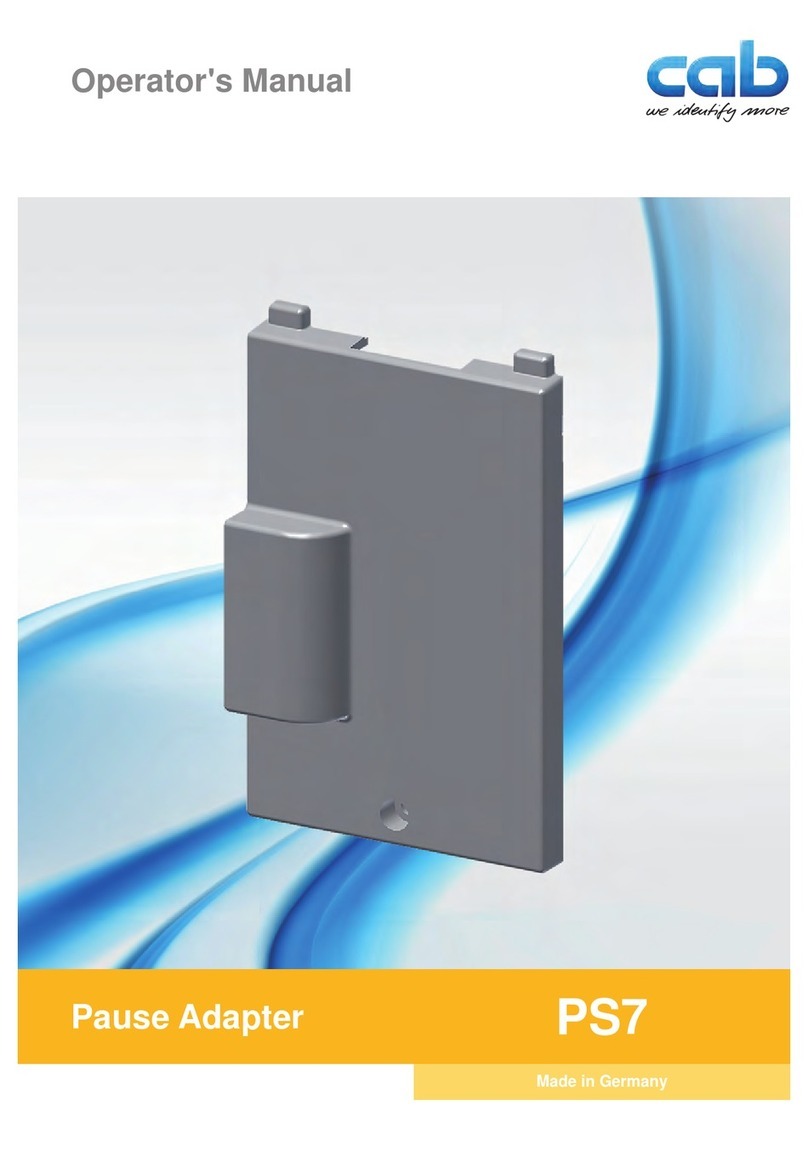 CAB PS7 Manuale utente