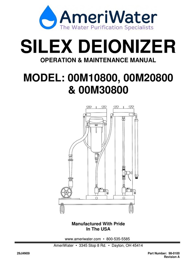 AmeriWater 00M10800 Manuale utente