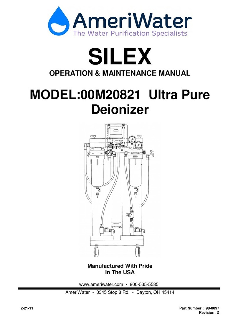 AmeriWater SILEX 00M20821 Manuale