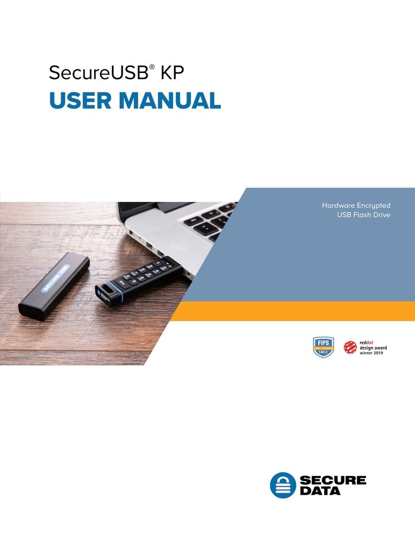 SecureData SecureUSB KP Manuale utente