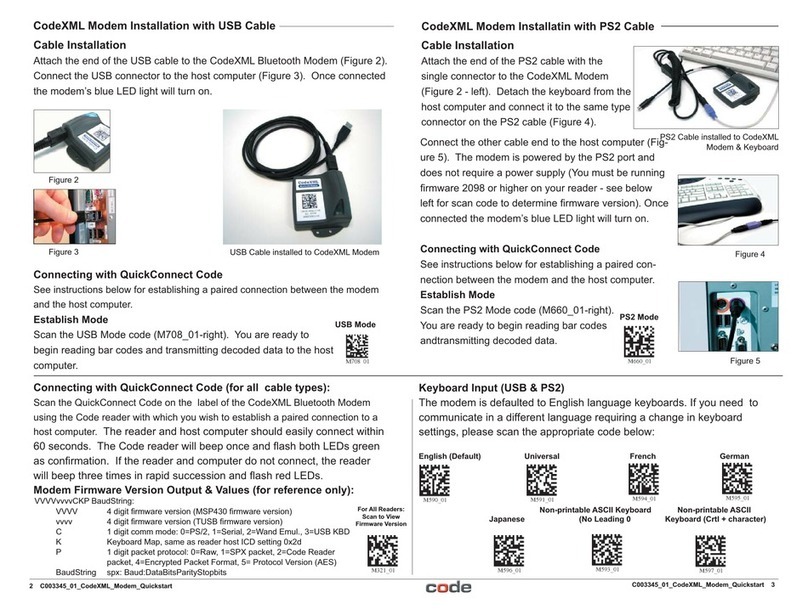 Code Corporation CodeXML Manuale utente