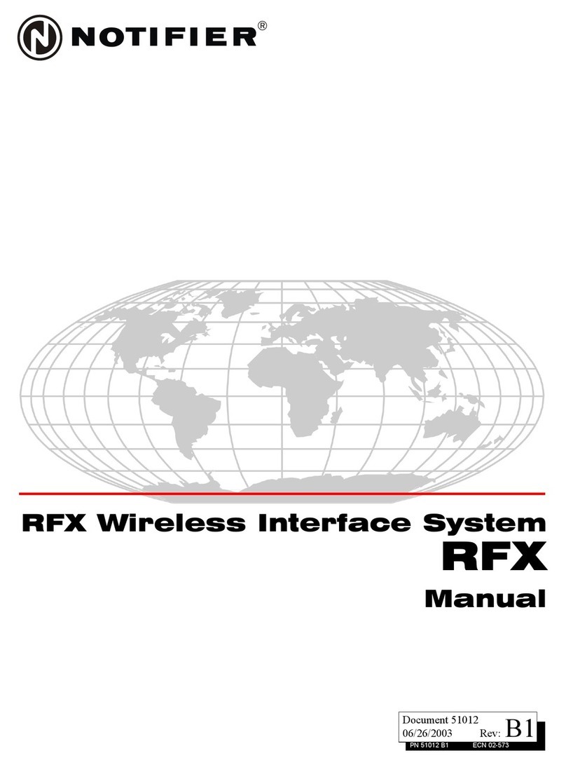Notifier RFX Manuale utente