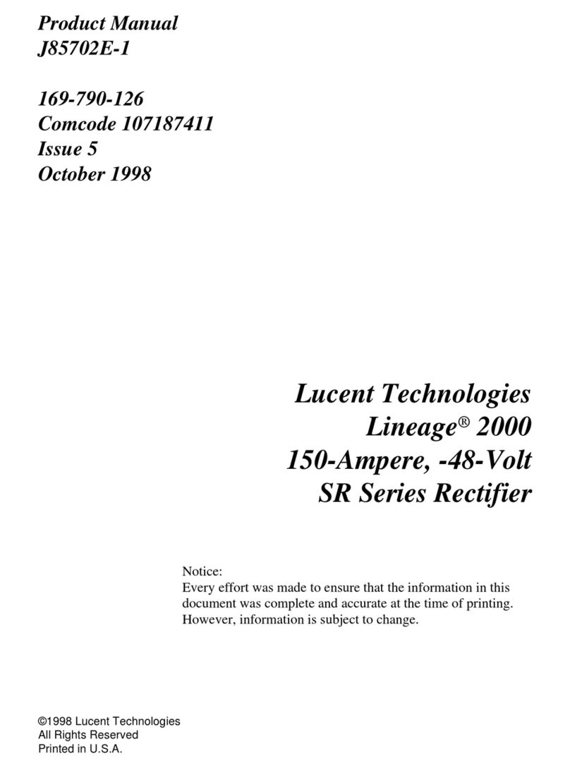 Lucent Technologies SR Series Manuale utente