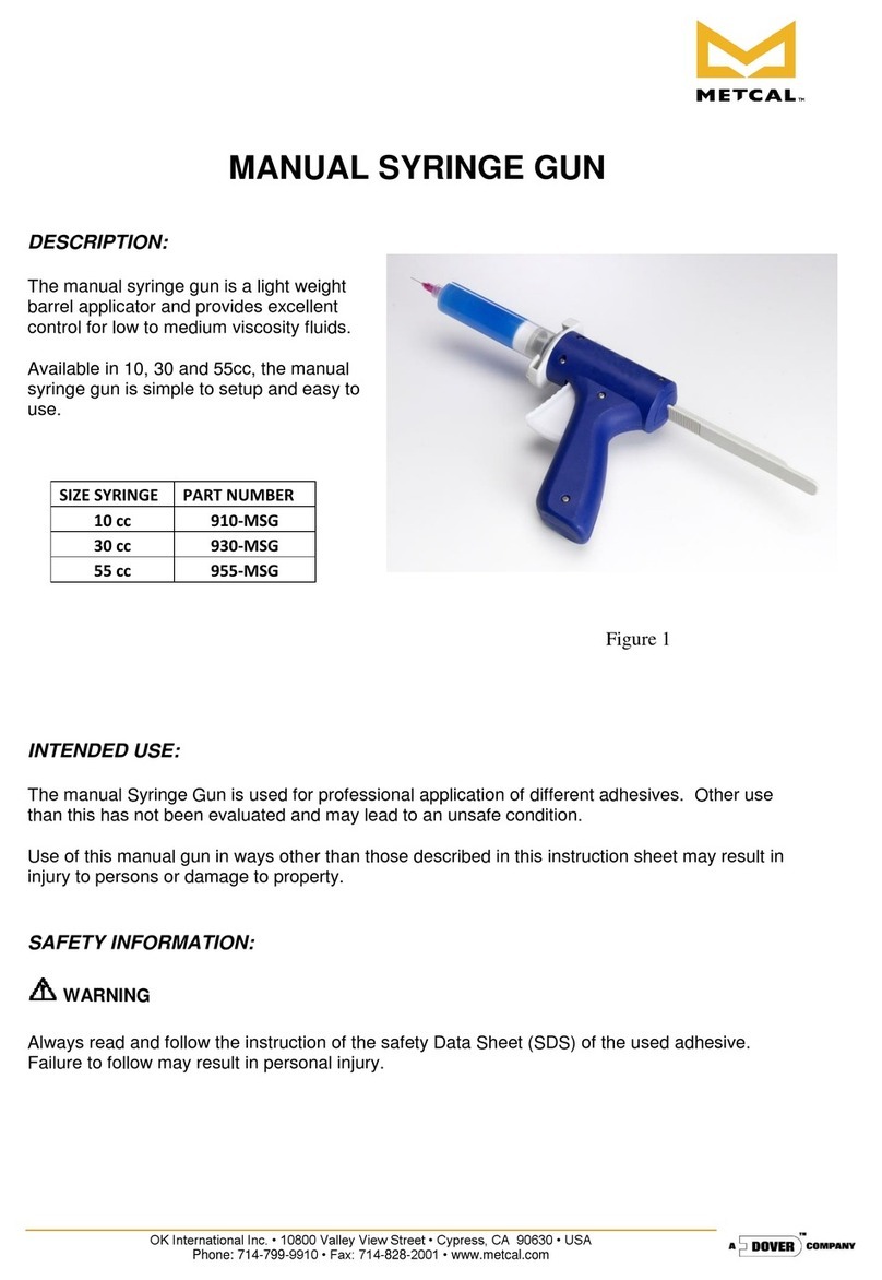 Metcal 910-MSG Manuale utente