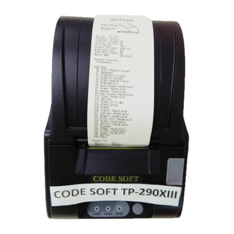 Codesoft TP-290XIII Manuale operativo e di manutenzione