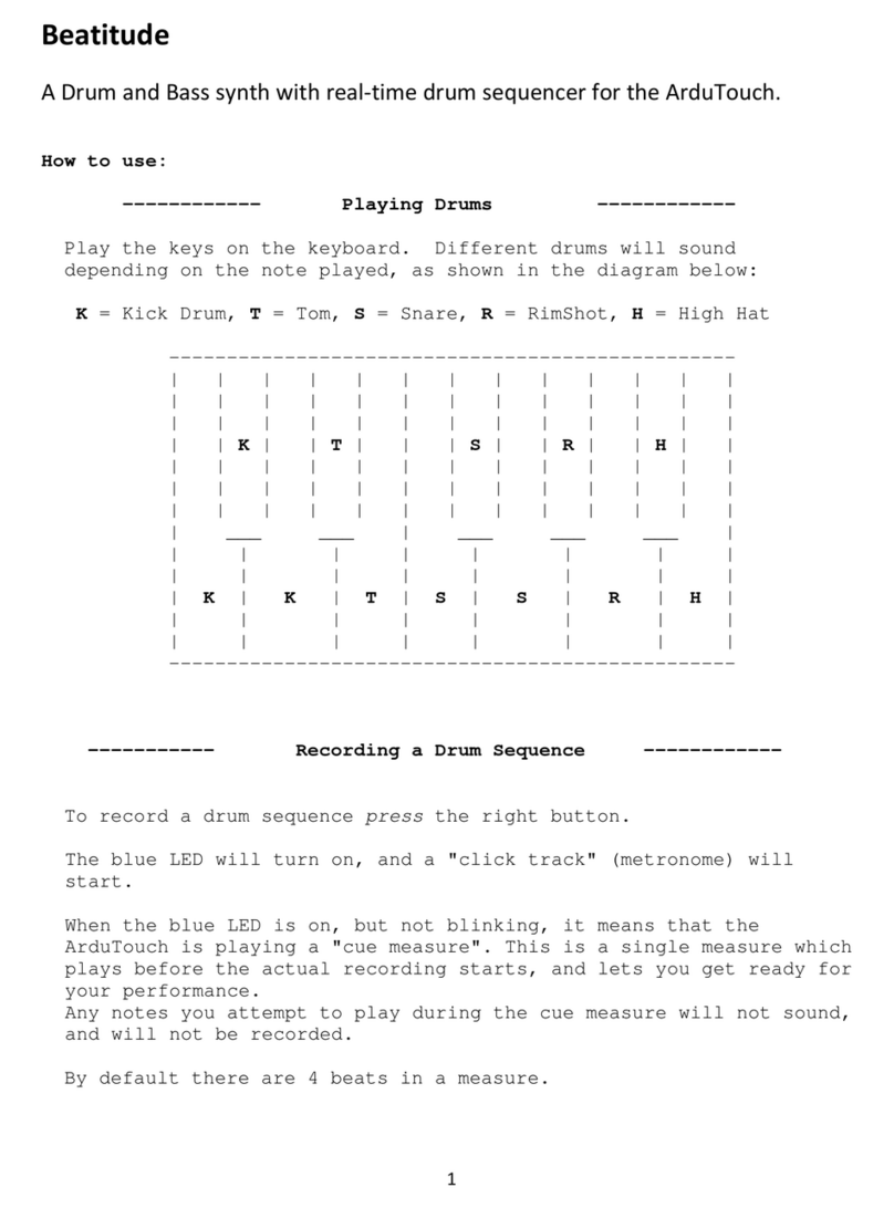 CORNFIELD ELECTRONICS Beatitude Manuale utente