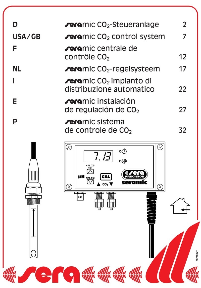 Sera Seramic CO2 control system Scheda tecnica
