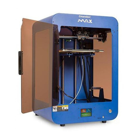 Createbot MAX Manuale utente Createbot MAX Manuale utente