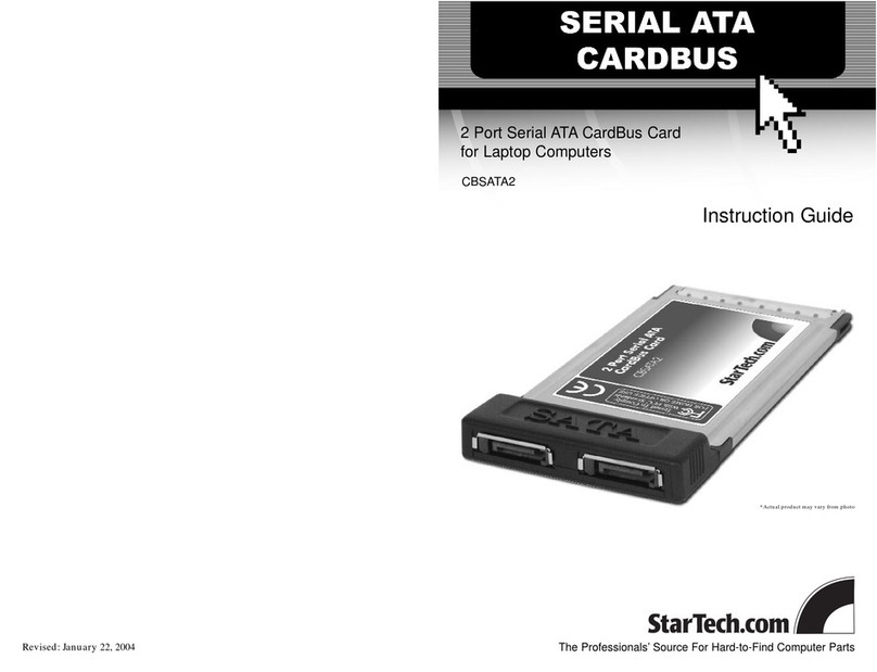 StarTech.com CBSATA2 Manuale