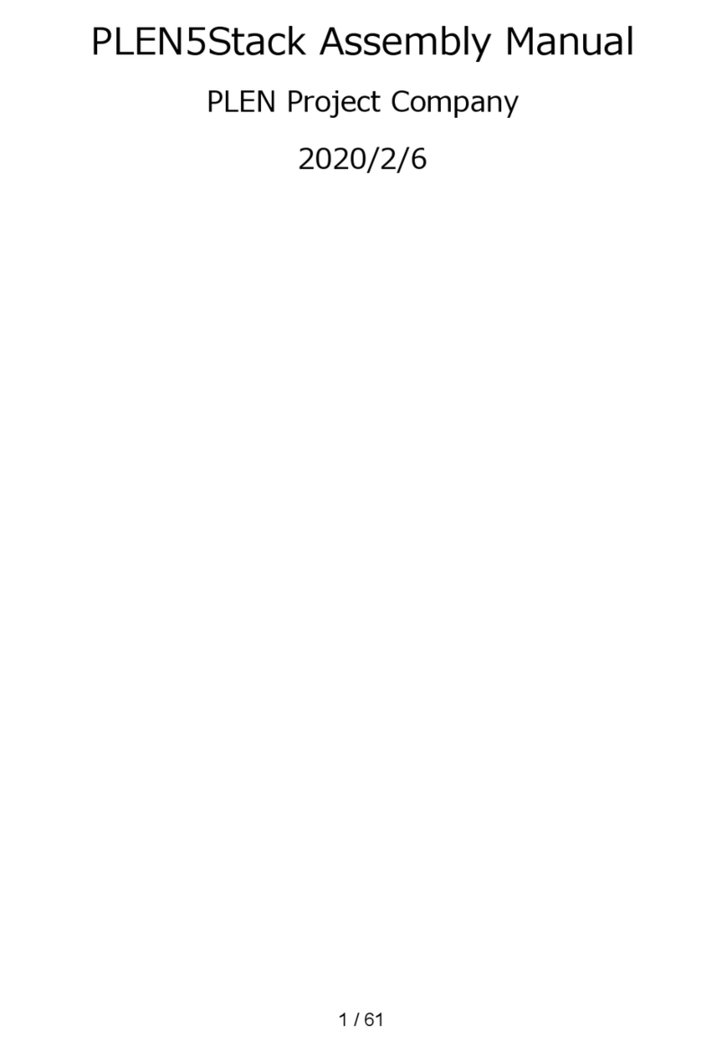 PLEN Project PLEN5Stack Manuale utente