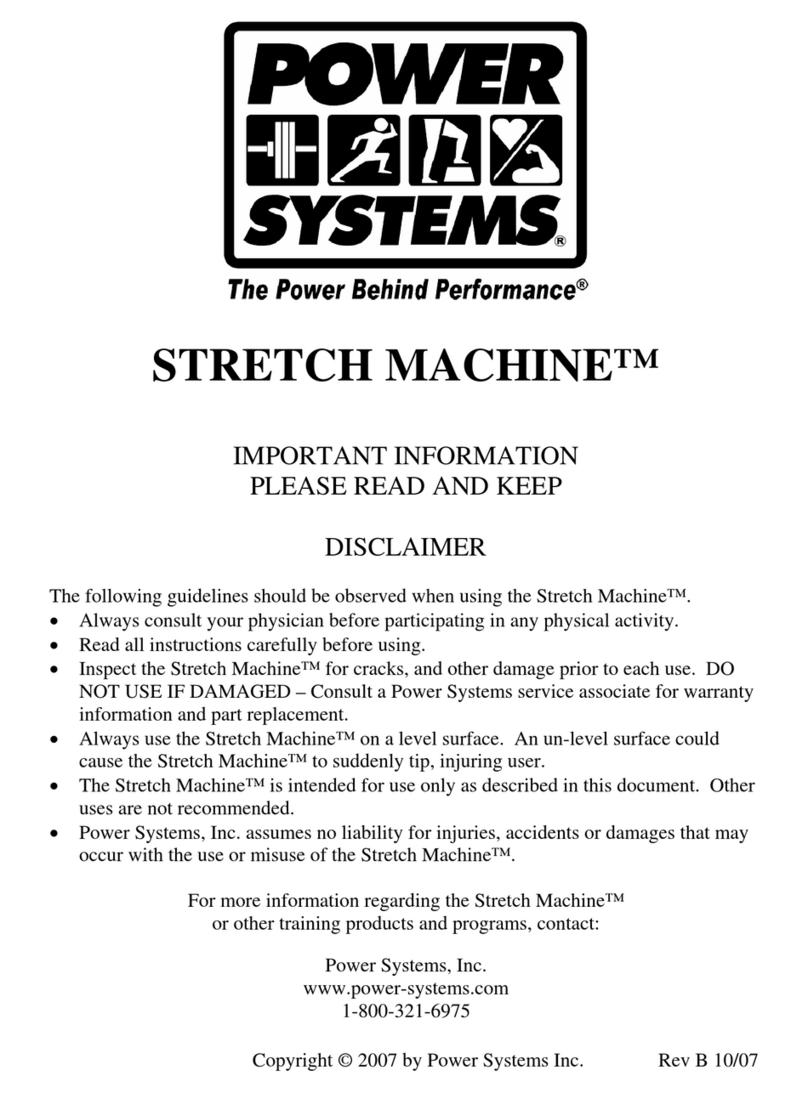 Power Systems STRETCH MACHINE Manuale utente