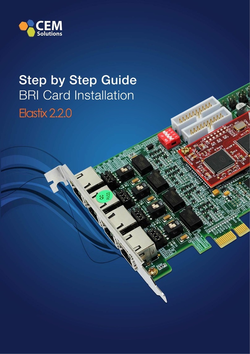 CEM Elastix 2.2.0 Manuale utente CEM Elastix 2.2.0 Manuale utente
