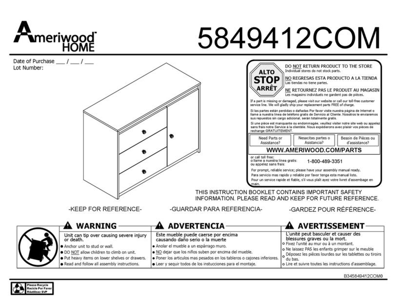 Ameriwood HOME 5849412COM Manuale utente
