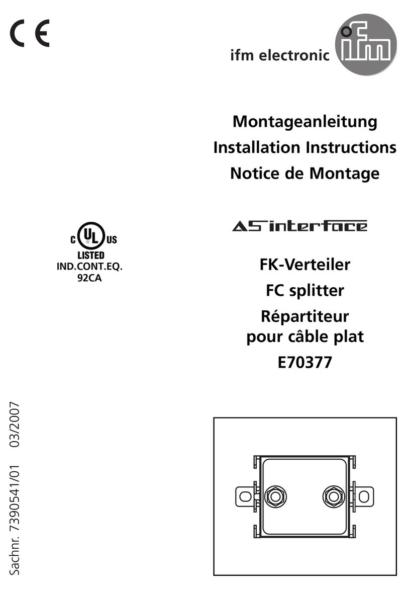 IFM E70377 Manuale utente