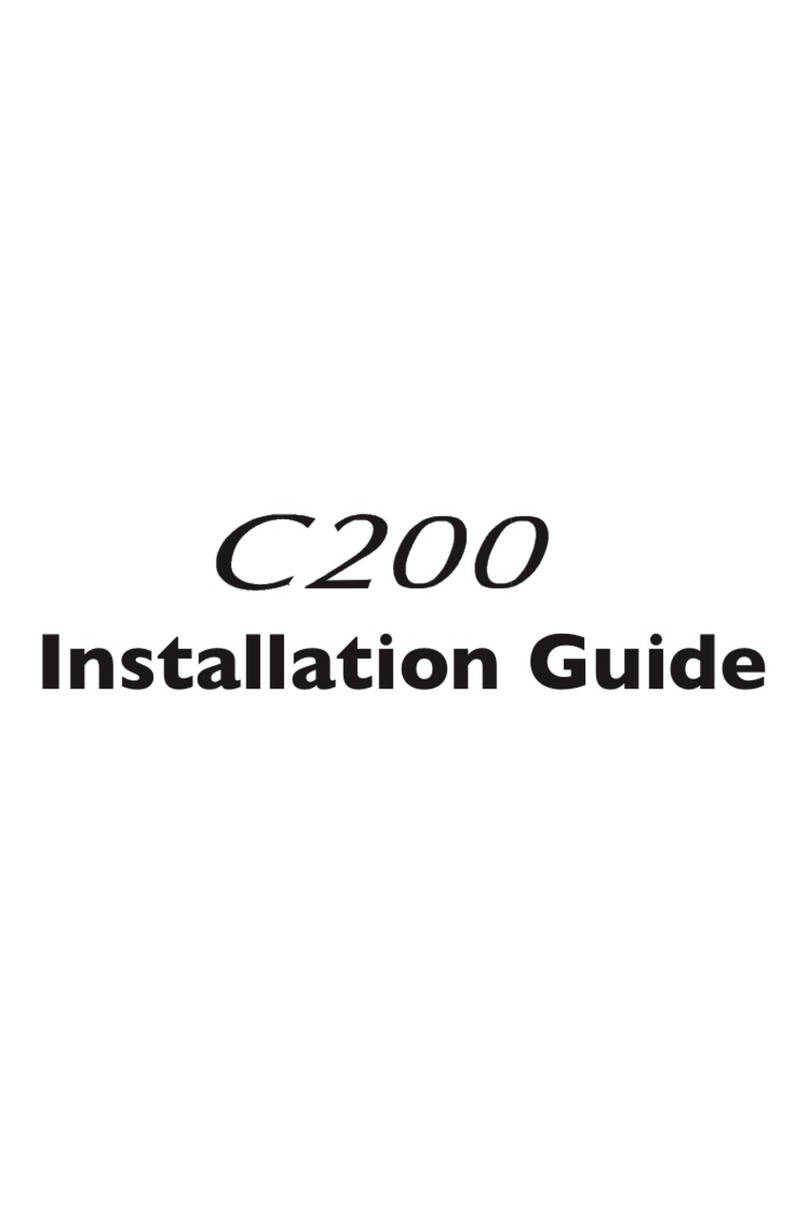 Solid State Logic C200  routing guide Manuale utente