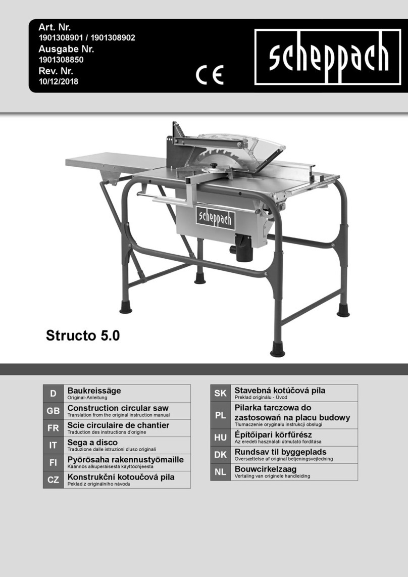 Scheppach Structo 5.0 Istruzioni per il montaggio