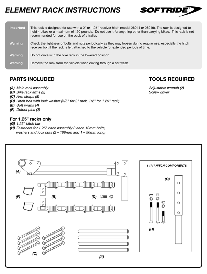 Softride Element Rack Manuale utente
