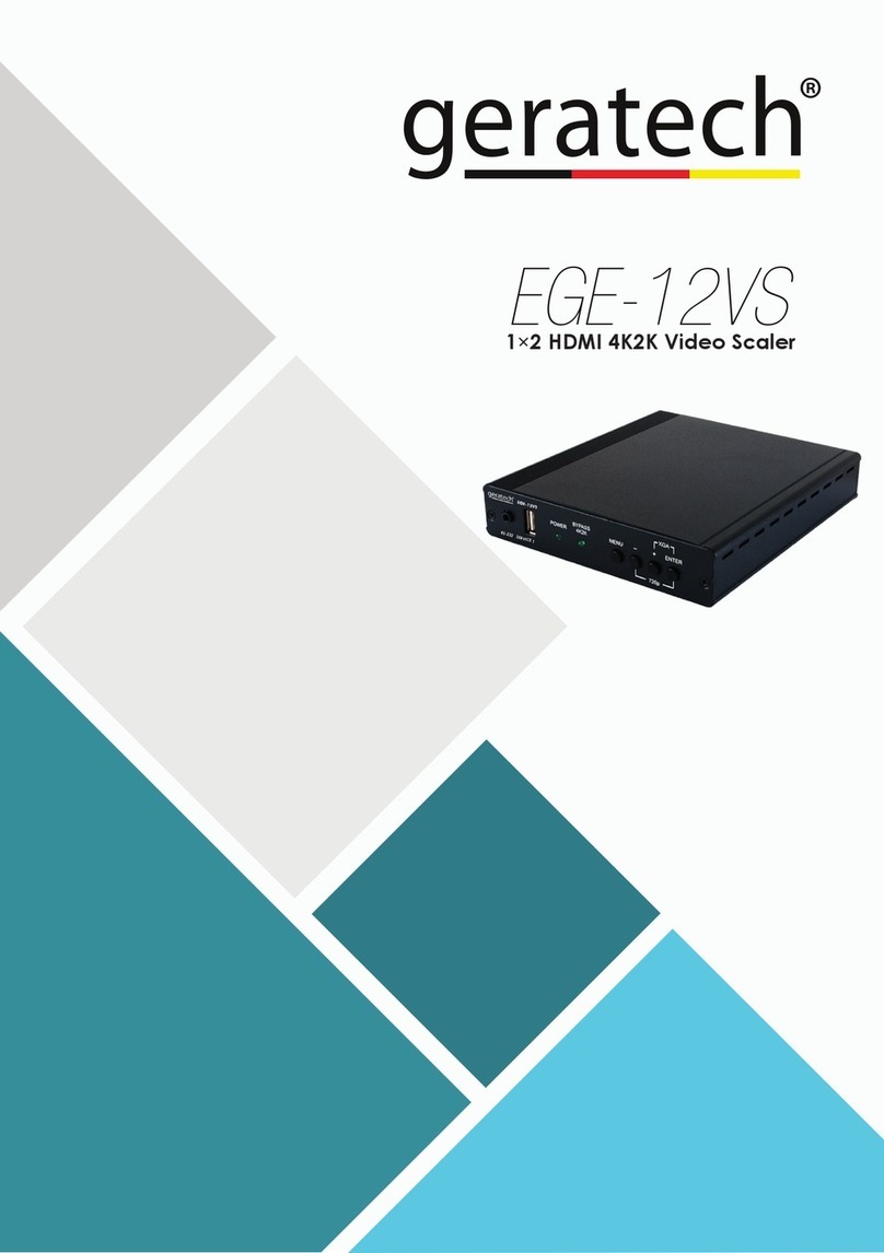 geratech EGE-12VS Manuale utente
