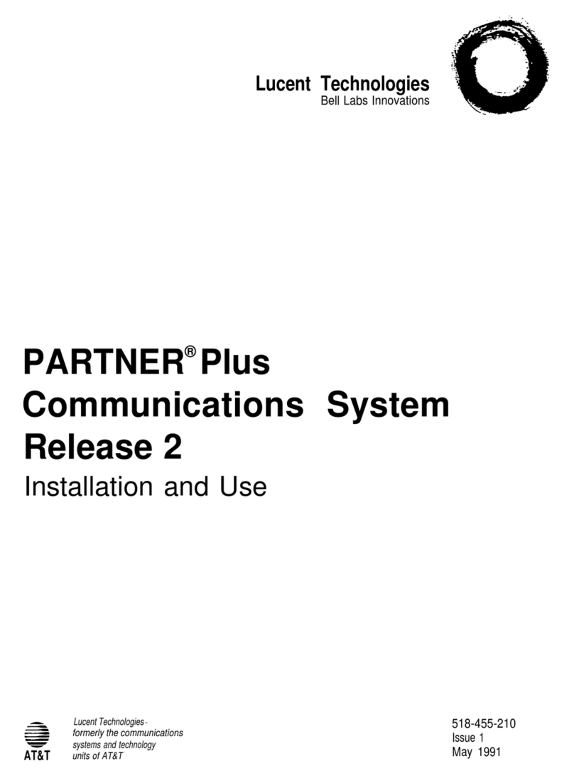 AT&T Lucent Technologies PARTNER Plus Guida rapida