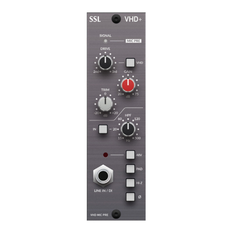 Solid State Logic VHD+ Manuale utente