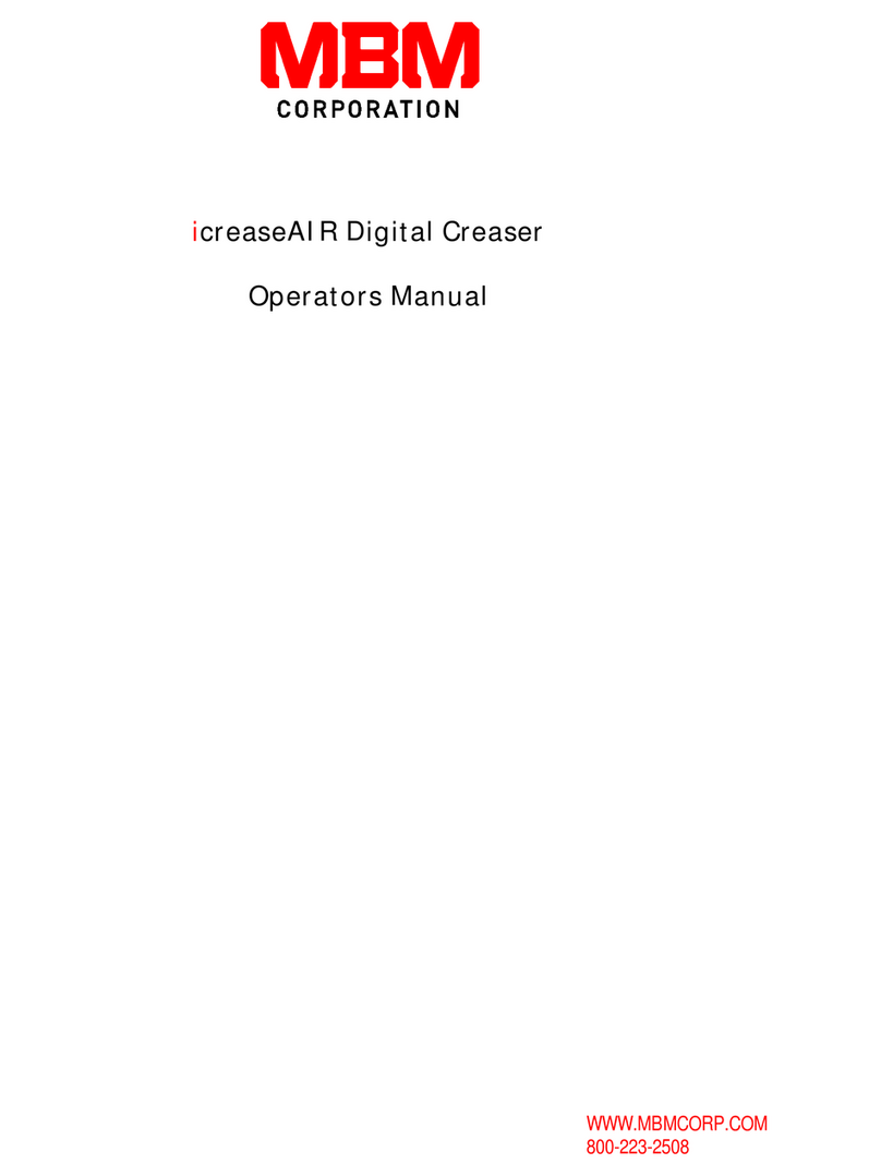 MBM icreaseAIR Manuale utente