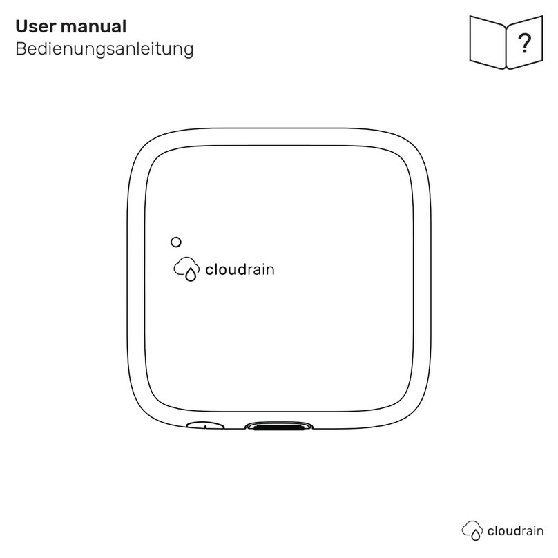 CloudRain CloudRain Controller Manuale utente