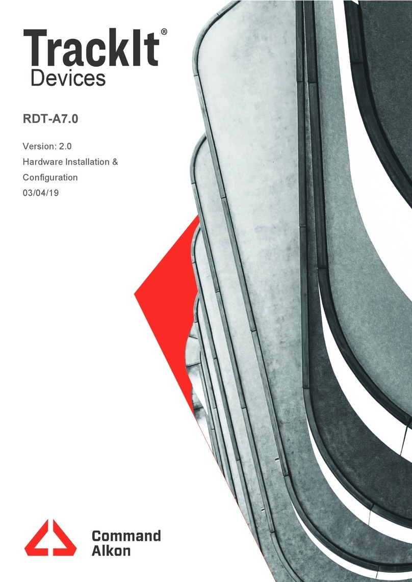 Command Alcon TrackIt RDT-A7.0 Guida rapida