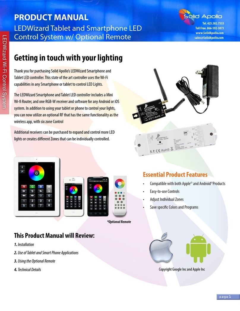 Solid Apollo LEDWizard Manuale utente