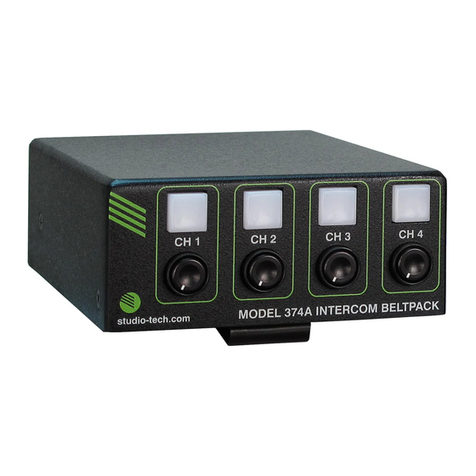 Studio Technologies 374A Manuale utente